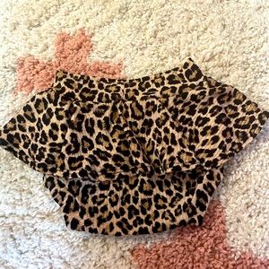 Cute leopard skirt